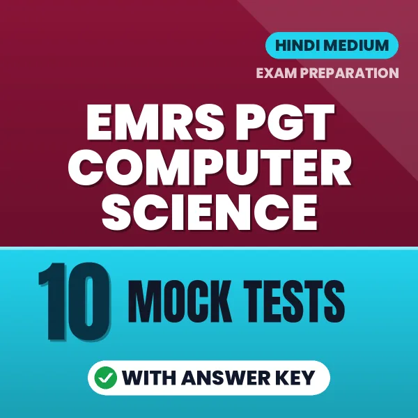EMRS PGT Computer Science Mock Test PDF in Hindi – 10 Full-Length Mock Tests with Answer Key