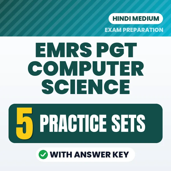 EMRS PGT Computer Science Practice Set PDF in Hindi – 5 Full-Length Practice Sets with Answer Key