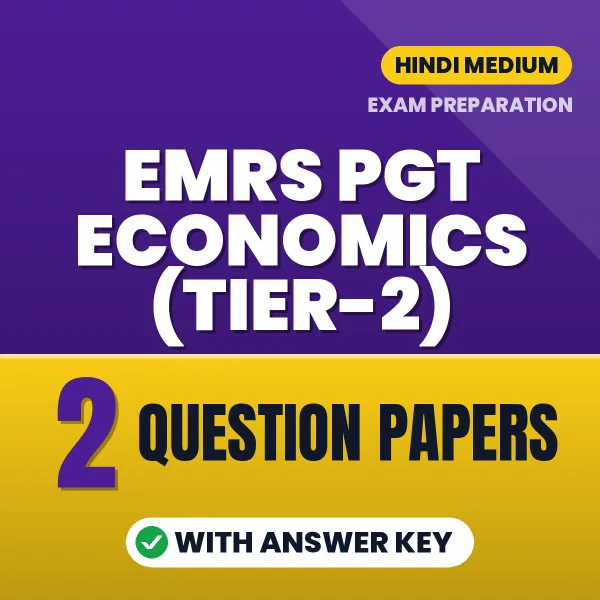 Boost Your EMRS PGT Economics (Tier-2) Exam Score with 2 Question Papers with Answer Key in Hindi – PDF eBook