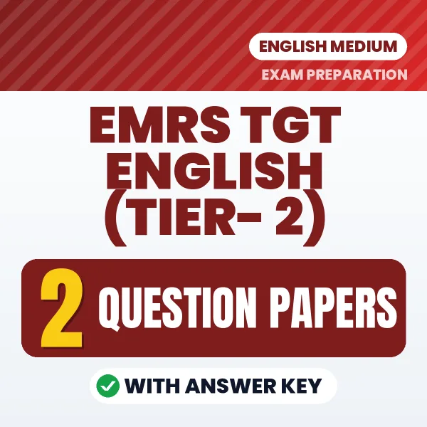 Boost Your EMRS TGT English (Tier- 2) Exam Score with 2 Question Papers with Answer Key in English – PDF eBook