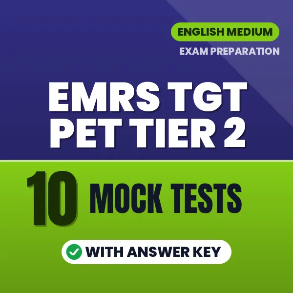Boost Your EMRS TGT PET Tier 2 Exam Score with 10 Mock Tests with Answer Key in English – PDF eBook