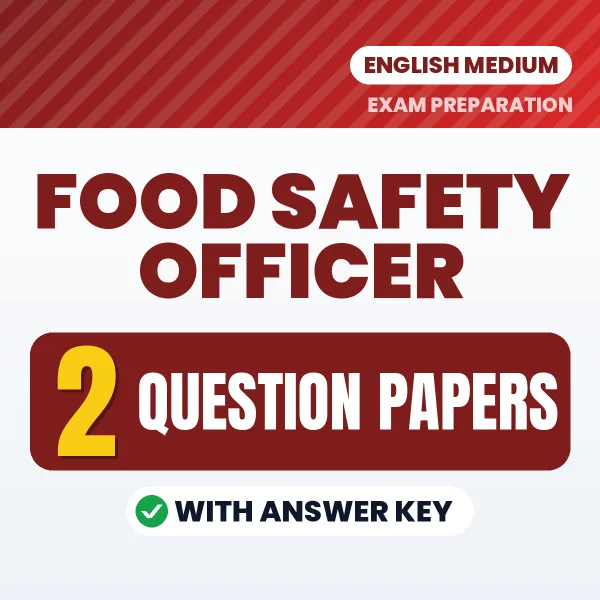 Boost Your Food Safety Officer Exam Score with 2 Question Papers with Answer Key in English – PDF eBook
