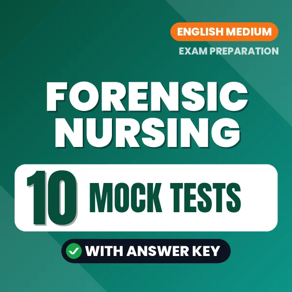 10 Mock Tests for Forensic Nursing Exam in English | Practice eBook with Answer Key – Instant PDF Download