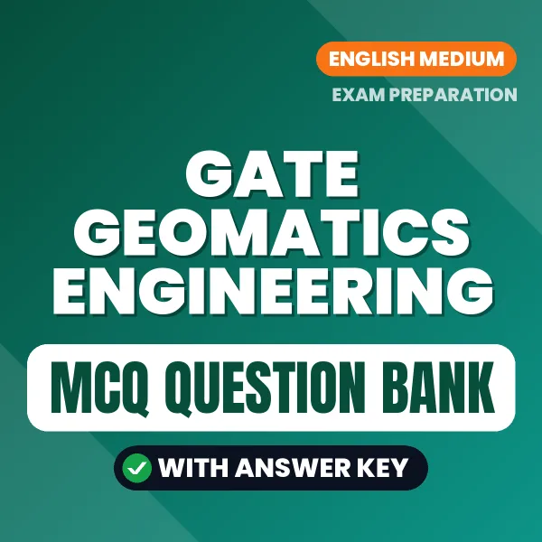 Best MCQ eBook for GATE Geomatics Engineering Exam in English | Selected Questions with Answer Key