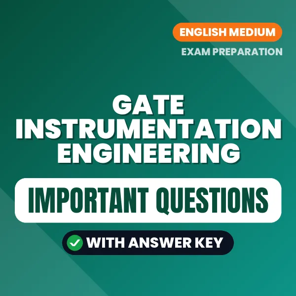 Download Gate Instrumentation Engineering Preparation Book PDF (English) with Important Questions & Answers