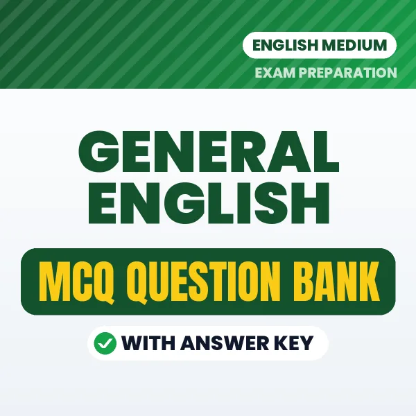 General English MCQ with Answer Key Book PDF in English – Exam-Oriented Objective Questions for Quick Revision