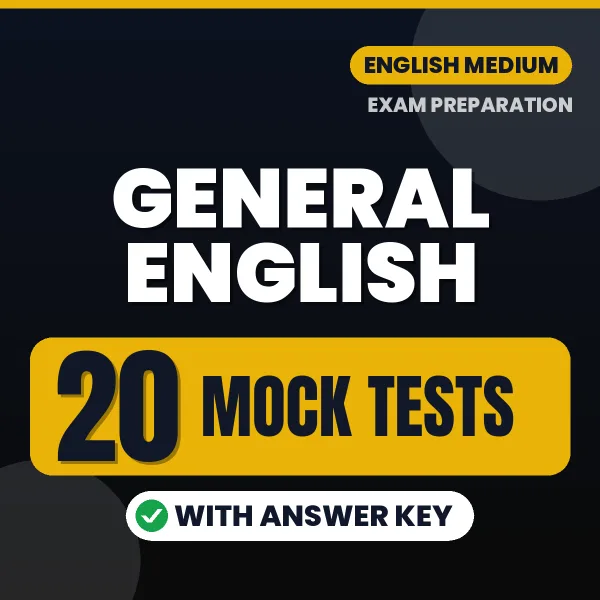 Practice for General English Exam at Home – 20 Mock Tests PDF in English with Answers