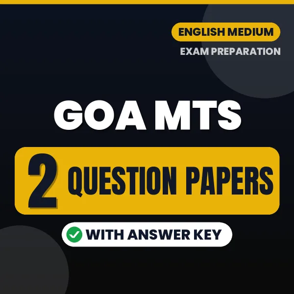 2 Question Papers for Goa MTS Exam in English | Practice eBook with Answer Key – Instant PDF Download
