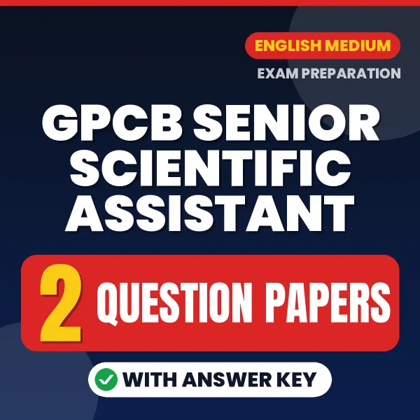 2 Question Papers for GPCB Senior Scientific Assistant Exam in English | Practice eBook with Answer Key – Instant PDF Download