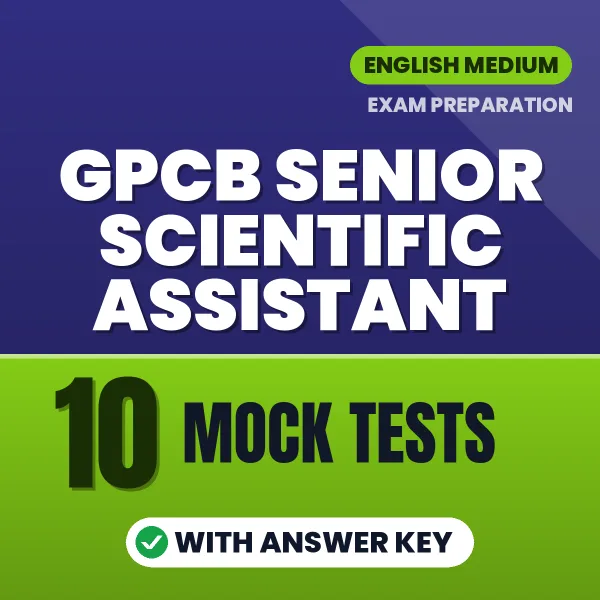 10 Mock Tests for GPCB Senior Scientific Assistant Exam in English | Practice eBook with Answer Key – Instant PDF Download