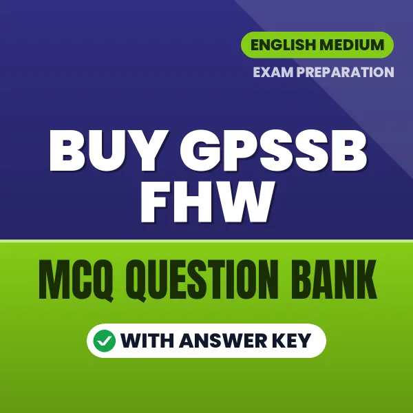 Buy GPSSB FHW Exam Objective Type Questions eBook in English – Latest Pattern MCQ Collection