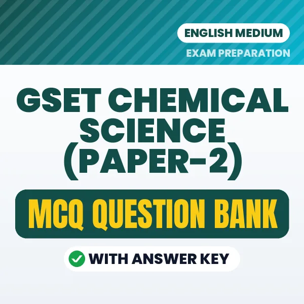 GSET Chemical Science (Paper-2) MCQ with Answer Key Book PDF in English – Exam-Oriented Objective Questions for Quick Revision