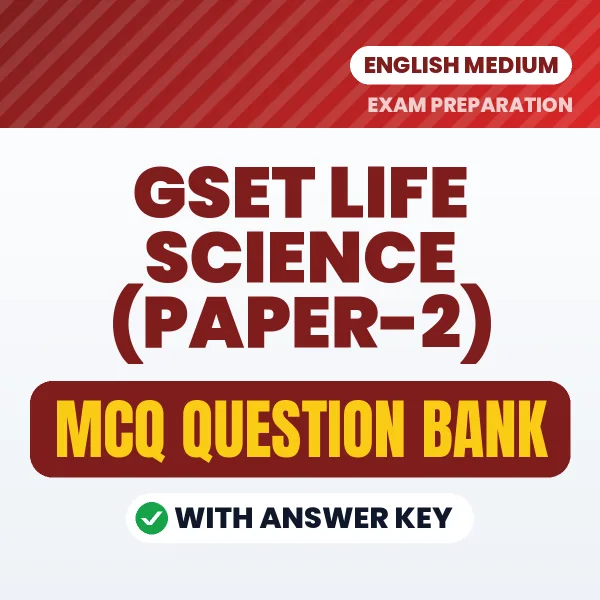 Prepare for GSET Life Science (Paper-2) Exam with Multiple Choice Questions & Answers PDF in English