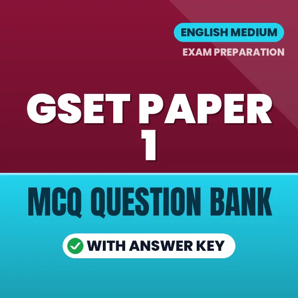 Prepare for GSET Paper 1 Exam with Multiple Choice Questions & Answers PDF in English
