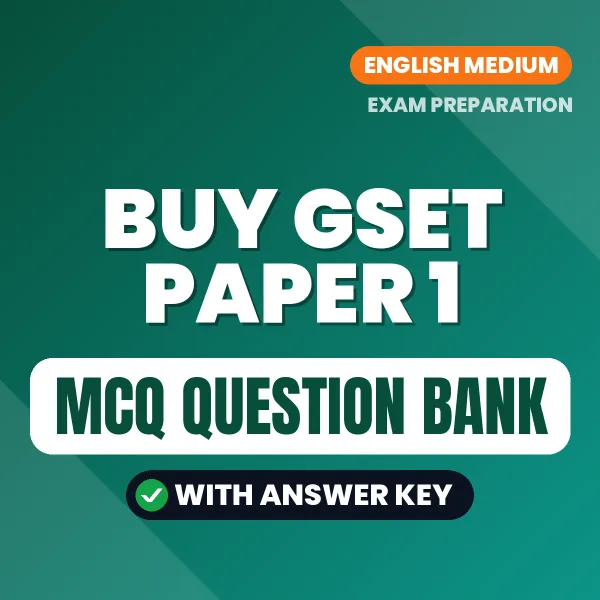 Buy GSET Paper 1 Exam Objective Type Questions eBook in English – Latest Pattern MCQ Collection