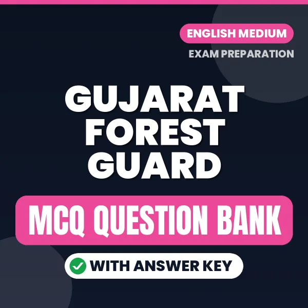 GUJARAT FOREST GUARD MCQ with Answer Key Book PDF in English – Exam-Oriented Objective Questions for Quick Revision