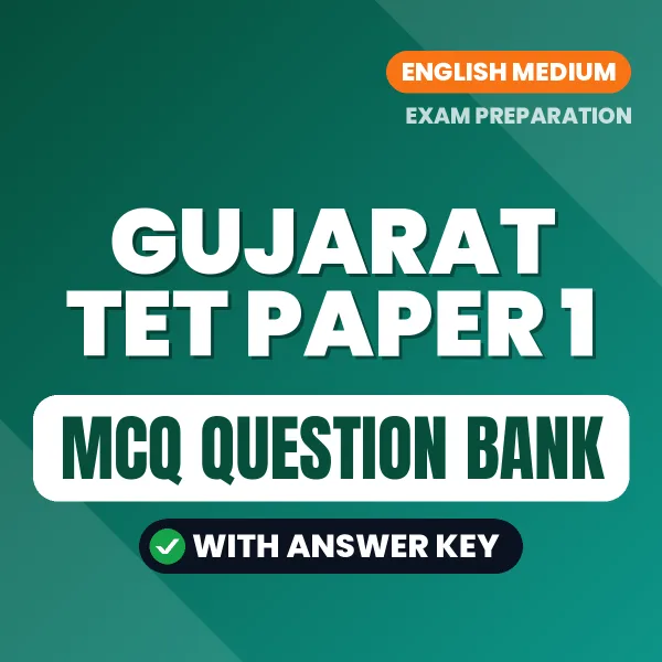 Crack Gujarat TET Paper 1 Exam with This MCQ Practice Book PDF in English – Instant Download