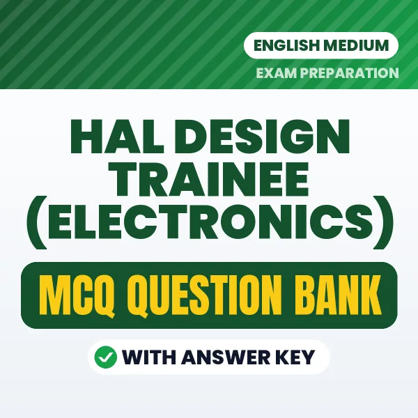 Crack HAL Design Trainee (Electronics) Exam with This MCQ Practice Book PDF in English – Instant Download