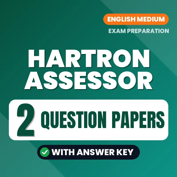 Latest Pattern HARTRON Assessor Question Paper eBook in English – 2 Question Papers with Answer Key for Self-Assessment
