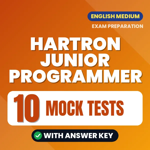 Practice for HARTRON Junior Programmer Exam at Home – 10 Mock Tests PDF in English with Answers