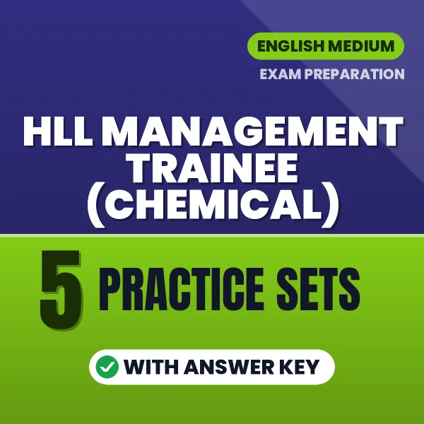 Boost Your HLL Management Trainee (Chemical) Exam Score with 5 Practice Sets with Answer Key in English – PDF eBook