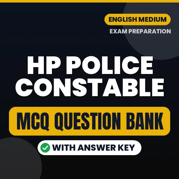 Best MCQ eBook for HP POLICE CONSTABLE Exam in English | Selected Questions with Answer Key