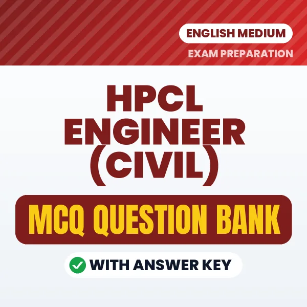 HPCL Engineer (Civil) MCQ with Answer Key Book PDF in English – Exam-Oriented Objective Questions for Quick Revision