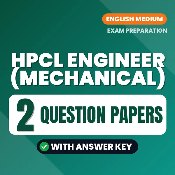 2 Question Papers for HPCL Engineer (Mechanical) Exam in English | Practice eBook with Answer Key – Instant PDF Download