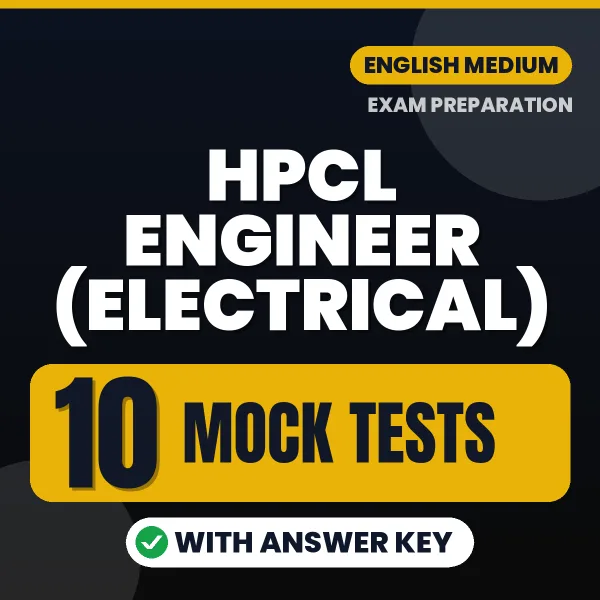 Latest Pattern HPCL Engineer (Electrical) Mock Test eBook in English – 10 Mock Tests with Answer Key for Self-Assessment