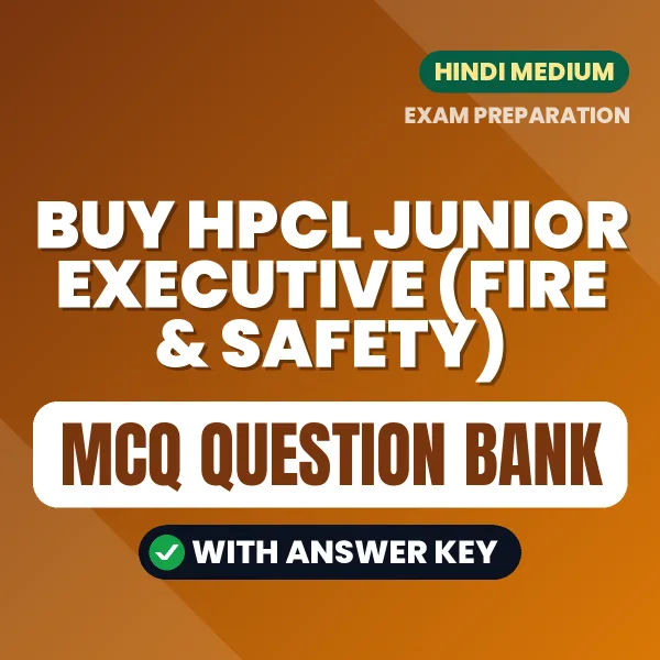 Buy HPCL Junior Executive (Fire & Safety) Exam Objective Type Questions eBook in Hindi – Latest Pattern MCQ Collection
