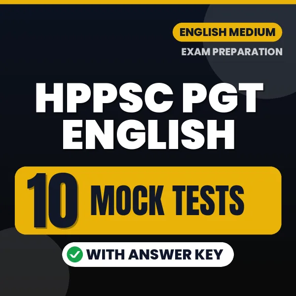 10 Mock Tests for HPPSC PGT English Exam in English | Practice eBook with Answer Key – Instant PDF Download