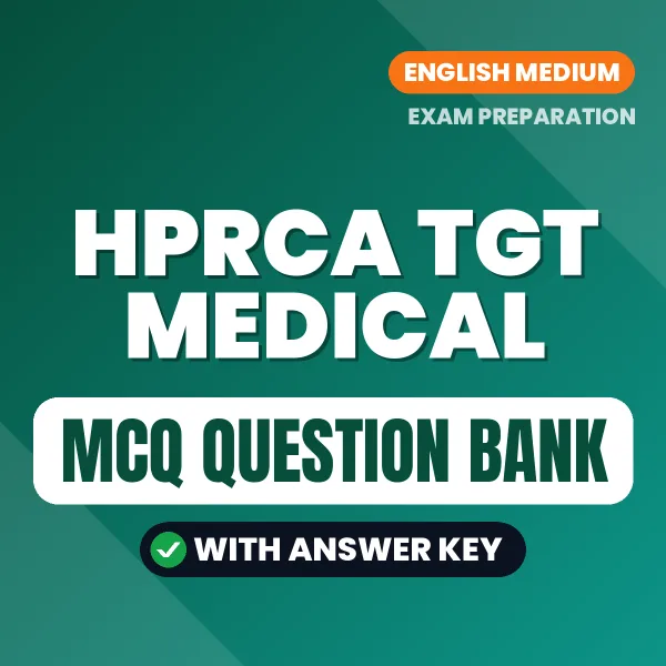 HPRCA TGT Medical MCQ with Answer Key Book PDF in English – Exam-Oriented Objective Questions for Quick Revision