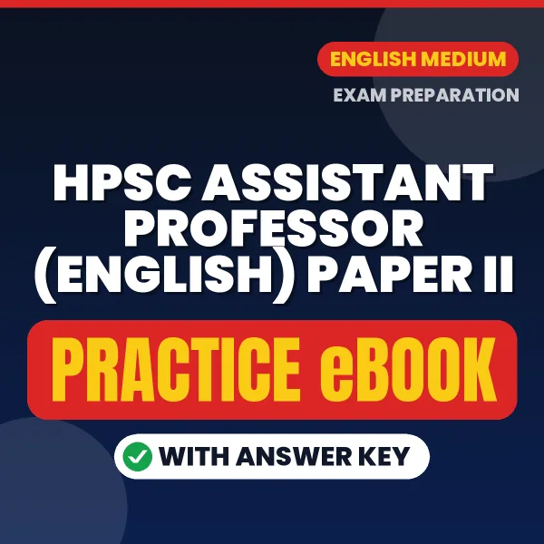 HPSC ASSISTANT PROFESSOR (ENGLISH) PAPER II Exam eBook PDF in English – Complete Practice Material for Smart Preparation