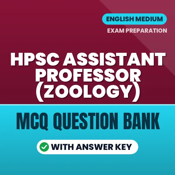Prepare for HPSC Assistant Professor (Zoology) Exam with Multiple Choice Questions & Answers PDF in English