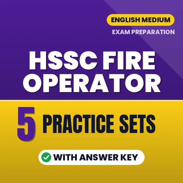 Boost Your HSSC Fire Operator Exam Score with 5 Practice Sets with Answer Key in English – PDF eBook