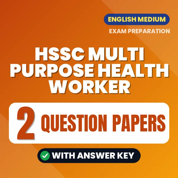 Boost Your HSSC Multi Purpose Health Worker Exam Score with 2 Question Papers with Answer Key in English – PDF eBook