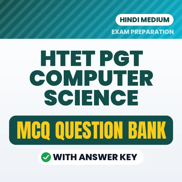 Best MCQ eBook for HTET PGT Computer Science Exam in Hindi | Selected Questions with Answer Key