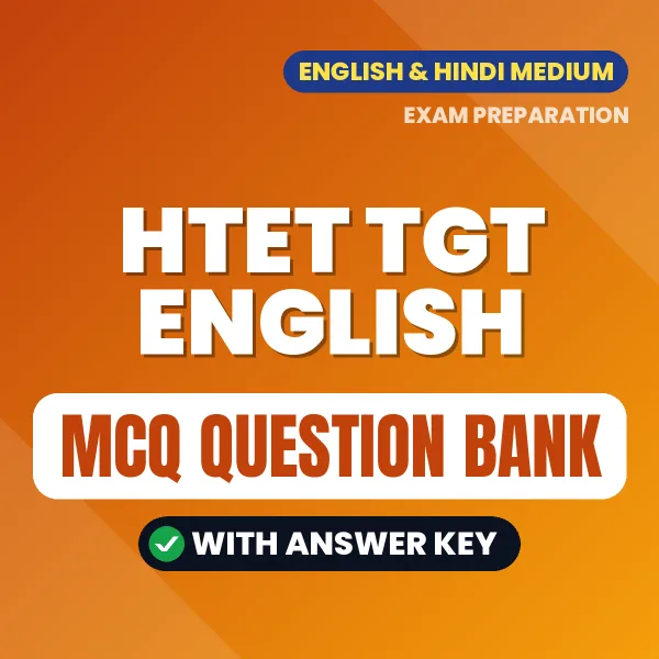 HTET TGT ENGLISH MCQ with Answer Key Book PDF in Hindi – Exam-Oriented Objective Questions for Quick Revision