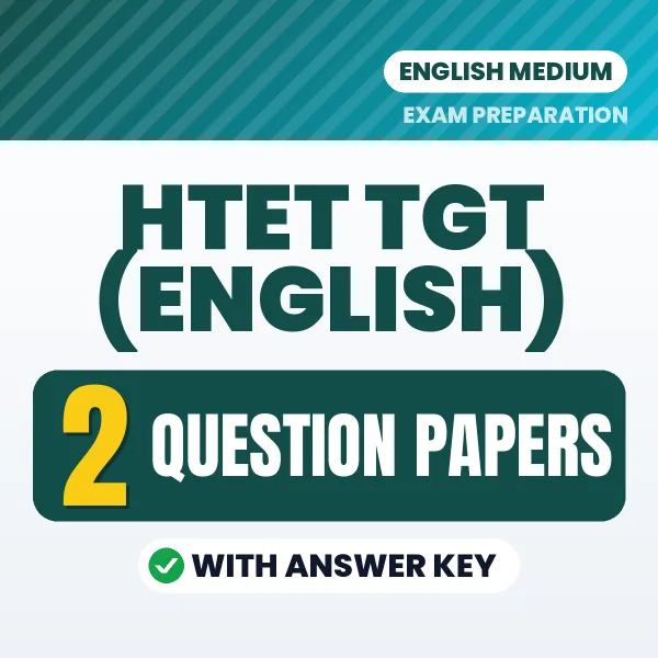 Boost Your HTET TGT (English) Exam Score with 2 Question Papers with Answer Key in English – PDF eBook