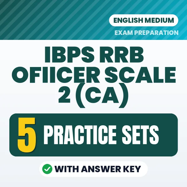 Boost Your IBPS RRB Ofiicer Scale 2 (CA) Exam Score with 5 Practice Sets with Answer Key in English – PDF eBook
