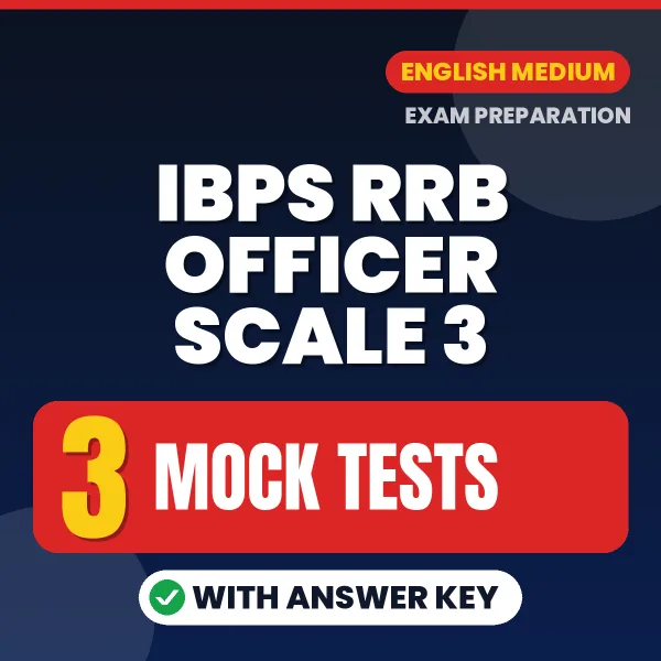 Download 10 IBPS RRB Officer Scale 3 Mock Tests PDF (English) Based on the Latest Exam Pattern