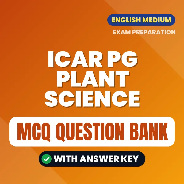 ICAR PG Plant Science MCQ with Answer Key Book PDF in English – Exam-Oriented Objective Questions for Quick Revision