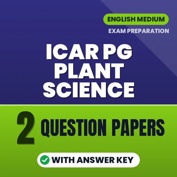 2 Question Papers for ICAR PG Plant Science Exam in English | Practice eBook with Answer Key – Instant PDF Download