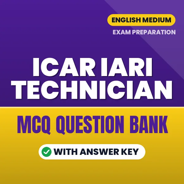 Prepare for ICAR IARI Technician Exam with Multiple Choice Questions & Answers PDF in English