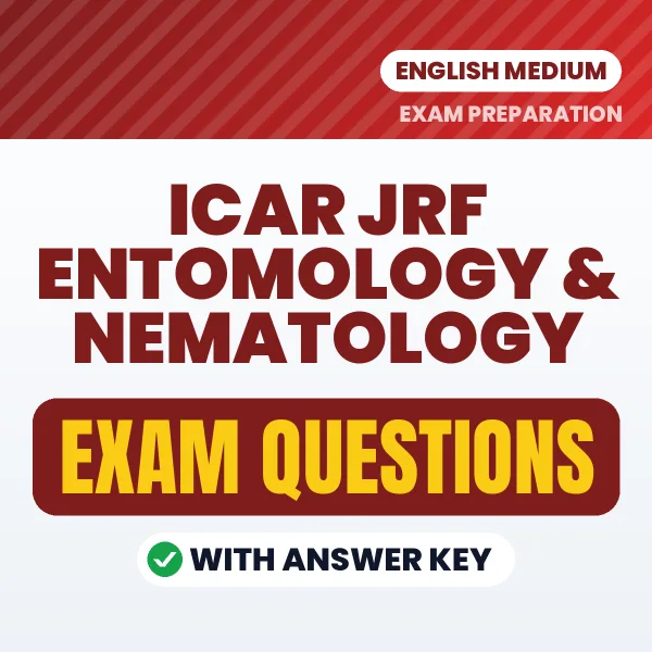 ICAR JRF Entomology & Nematology Study eBook (English): Exam-Oriented Questions with Answers in PDF