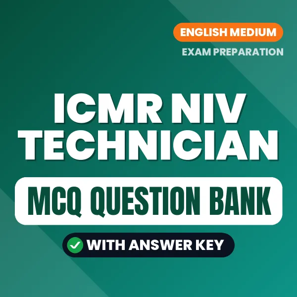 Download ICMR NIV Technician Exam MCQ PDF in English – Important Objective Questions with Answers