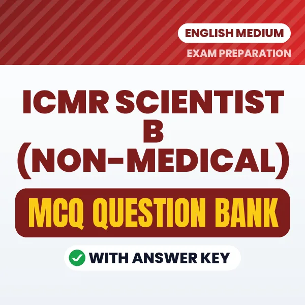 Crack ICMR Scientist B (Non-Medical) Exam with This MCQ Practice Book PDF in English – Instant Download
