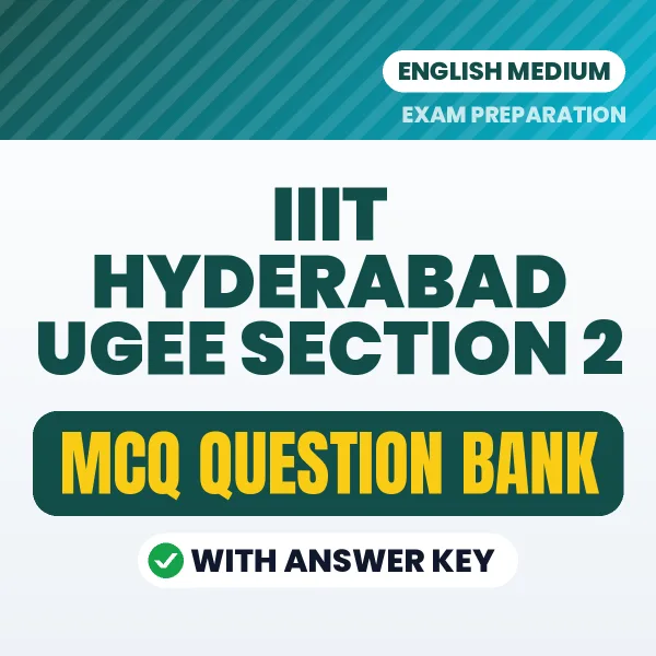 Best MCQ eBook for IIIT Hyderabad UGEE Section 2 : REAP (Research Aptitude Test) in English | Selected Questions with Answer Key