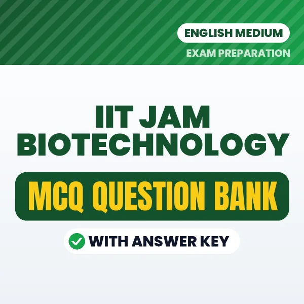 IIT JAM BIOTECHNOLOGY MCQ with Answer Key Book PDF in English – Exam-Oriented Objective Questions for Quick Revision