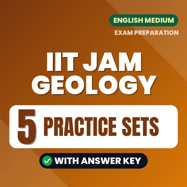 IIT JAM Geology Practice Set PDF in English – 5 Full-Length Practice Sets with Answer Key